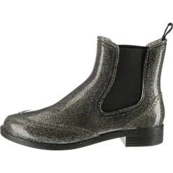 Beck Glitter Gummistiefel - Silber -Modeschuhe 8443846 03