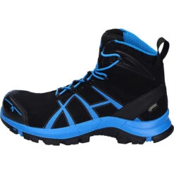Haix Sicherheitsschuhe Black Eagle Safety 40 Mid Black/blue Sicherheitshalbschuhe - Schwarz/blau -Modeschuhe 9503543 03