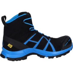 Haix Sicherheitsschuhe Black Eagle Safety 40 Mid Black/blue Sicherheitshalbschuhe - Schwarz/blau -Modeschuhe 9503543 05