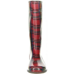 Damen Wasserdichte Gummistiefel Regenschuhe Rot - Rot -Modeschuhe 9518647 04