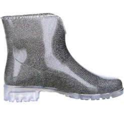 Damen Stiefeletten Gummistiefel Regenschuhe Silber - Dunkelgrau 14 Damen Stiefeletten Gummistiefel Regenschuhe Silber - Dunkelgrau -Modeschuhe 9518769 06